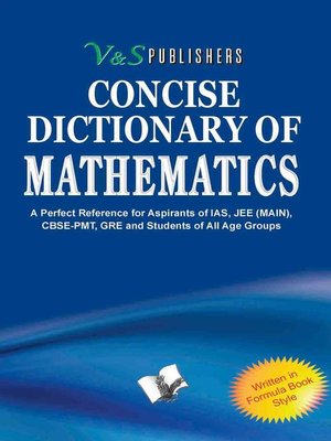 cover image of Concise Dictionary Of Mathematics